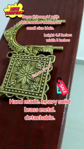 Thiruvachi and Peedam brass. for small size idol . 4.5 inches x 3 inches