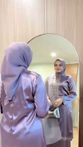 Setelan Baju Kurung Mahalini Selendang Cocok Untuk Seragaman Pesta Tersedia Ukuran Jumbo M sampai XXL Grade A