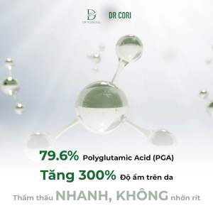 Dr cori serum cấp ẩm đa tầng sâu ẩm phục hồi Y- PGA (Gamma Polyglutamic Acid)