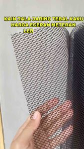 KAIN JALA Jaring Kaku Tebal Kasar 10 meter Warna Hitam
