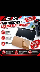 Motorcycle Backplate Protector for New Plate Motorcycle