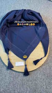 JILBAB PAYET TERBARU CARLA BAHAN VOAL LASERCUT BISA COD