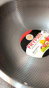 WOK PAN Kuali Masak Wajan penggorengan Tahan Panas & Anti Lengket Teflon Fry Pan