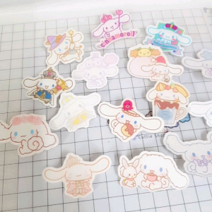 玉桂狗系列亚克力卡通胸针 Diy书包笔盒服饰背包帽子挂件可爱别针徽章配件儿童礼物 Cinnamoroll Brooch Acrylic Badge Pin Deco School Pencil Bag Hat Kerongsang Budak Hiasan Beg Topi XZ66