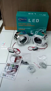 BILED LASER 3 INCH DC 12V 55W PROJECTOR LED BLUE LENS PROJIE