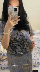 FOURéLabel - Daster Barong Bali Wanita Dress Panjang