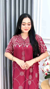 daster jumbo chika daster jumbo ld 120 cm daster XXL daster besar busui kancing depan