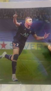 Lenticular Poster 3D print. 30x40 cm size 3 images into 1 football superstar MBAPPE