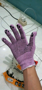 Sarung Tangan Bintik Kerja Matahari - Ungu