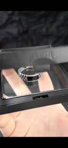 (Bebas beli 2 dapat bonus) H-Girl888 COD C08 Cincin cewek cowok sliver hitam simple mewat harga murah terbaru titanium