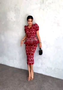 Belle Dress Tenun - Dress Full Tenun