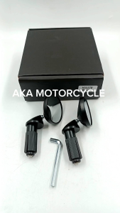 H3527B-UNIVERSAL MINI BAR END SIDE MIRROR ALLOY NON GRADED LENDS (1PAIR) FOR MOTORCYCLE