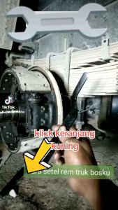 Kunci penyetel rem truk Hino dan canter