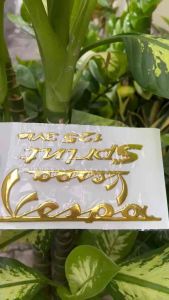 TEM XE VESPA SPRINT 125 3Vie MÀU VÀNG