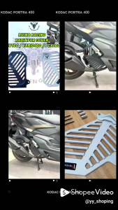 RHINO RACING RADIATOR COVER HONDA ADV160 VARIO160 PCX160 PENUTUP TANGKI CNC COVER TANKI AIR CNC COOLANT COVER NET