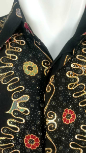couple kemeja batik rok lilit instan tingal pakai
