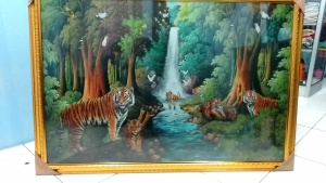 Hiasan Dinding Harimau: Desain Interior Keren