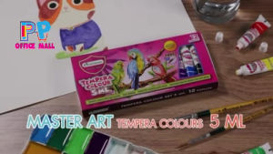 Master Art สีน้ํา สีน้ําเทมพาร่า 5 มล. 12 สี จํานวน 1 กล่อง