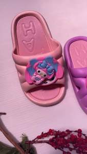 Sandal Anak Perempuan Slop Jelly Mainan Putar Melody Usia 3 4 5 6 7 8