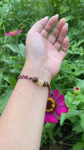 Gelang Tridatu Rambut Sedana dengan 2pcs Tiger Eye