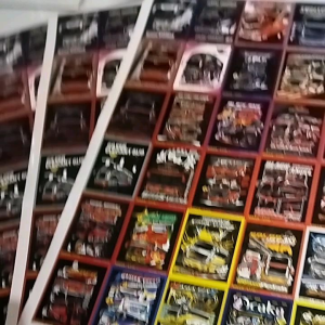 1 LEMBAR STIKER MOTIF BARU BUS BASURI / STIKER BUS TELOLET DALAM 1 LEMBAR ISI 30PC / HARGA GLOSIR