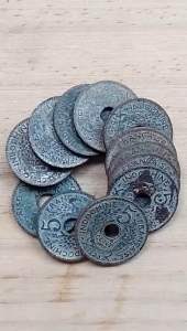 Đồng xu 5 Cent Đông Dương 1923-1937 sưu tầm