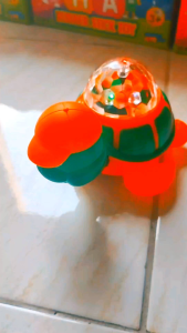 Mainan Kura Kura Funtastic Turtle Lampu Kelap Kelip Disko Bisa Berjalan