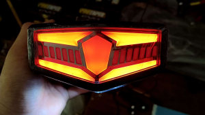 Lampu Stop LED RX King New Plus Sein 3 in 1 Model Transformer