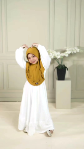 Arrafi AR 814 kids New jilbab hijab kerudung Jersey instan anak kids wanita pita bagian dada TK SD 5 6 7 8 9 10 tahun lucu murah lebaran idul fitri terbaru terlaris viral kekinian ootd best seller 2024 daily simple gratis ongkir COD