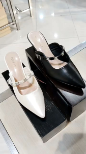 PETER KEIZA‼️ sandal selop wanita hak 7cm mewah