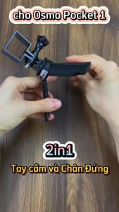 Handle mini Tripod cho Dji Osmo Pocket 1 Tay cầm và Chân đứng xếp gọn 2 chức năng cho gimbal