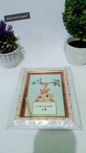 READY PAKET 3PCS BINGKAI FOTO 5R/bingkaifoto/frame/figura/cermin/cermindinding