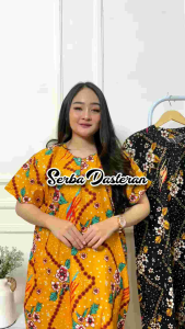 ( PAKET BUNDLING 5 pcs ) Daster Jumbo LD 120 cm Bahan Katun Rayon Mikro Adem Kancing Depan Motif Warna Random | Daster 20Ribuan | Daster 100Rb Dapat 5 Pcs | 5 Pcs Daster cuma 100Rb | daster 100 dapat 5 | Grosir Daster Murah