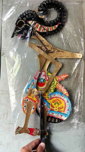 Wayang Kulit Yudistira - Wayang Kulit Bambangan Jogja - Wayang Kulit Asli - Wayang Kulit Ukuran Standar