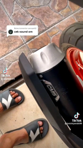 Knalpot Copy CMS End Muffler: Suara Adem Ngebass untuk Beat, Scoopy, Vario & Mio