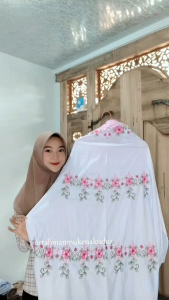 MUKENA DEWASA TERUSAN MOTOF BUNGA SYAHILA