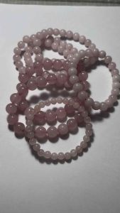 9927# Rose Quartz Bracelet 粉晶手链 (爱情 Love，感情 Relationship) Rose Quartz 粉晶 Crystal Bracelet 水晶手链