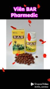 Viên uống lợi gan mật Bar lọ 180 viên. Hàng chính hãng Pharmedic