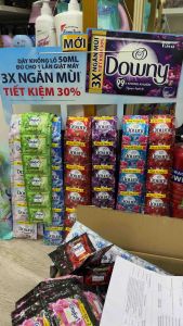 Nước Xả Vải Downy Dây 12 Gói| DOWNY Hương Huyền Bí Tinh Khôi Đam Mê Nắng Mai Làn Gió Mát