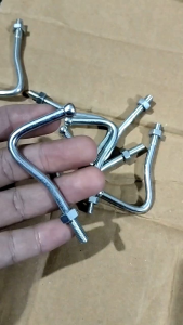 Besi Gantungan Barang Motor Universal Buat Semua Jenis Motor Warna Silver Harga Satuan