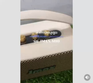 ลำโพงบลูทูธ รุ่น JMAX-M10 พร้อมสายหิ้ว เชื่อมต่อ2ตัวได้ ลำโพงไร้สาย 10W ของแท้ 100%