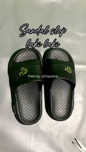 TS Sandal Selop Anak Laki-laki Hitam Size 32-44 Slip On Kekinian Fashion Hitam EH81C