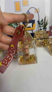 Gantungan Kunci Motif Capybara yang Gemoy dan Lucu - Keychain