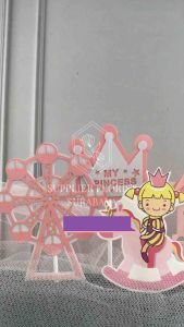SFS - [1 SET ISI 4] TOPPER KERTAS KASTIL PANGERAN PRINCESS PRINCE BIANGLALA KUDA PONI KINCIR ANGIN DIY BAKERY TANCAPAN KUE HIASAN KUE TART CAKE DECORATION DEKORASI BIRTHDAY ULANG TAHUN ULTAH