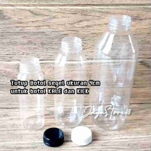 20PCS TUTUP BOTOL PLASTIK BERSEGEL 4CM 3.7CM 4.5cm MURAH untuk botol CANTIK 350ML DAN BOTOL KALE 250ML 500ML 1000ML (1LITER) MURAH segel plastik PVC segel aluminium DISTRIBUTOR GROSIR BOTOL TOPLES JAR MURAH jayastore18