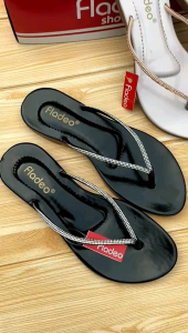 SANDAL JEPIT BLING CRYSTAL/SANDAK JEPIT WANITA KEKINIAN/SANDAL JEPIT PREMIUM