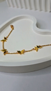 Gelang Anak Titanium Anti Luntur Lapis Emas Berkualitas Tinggi