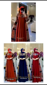 GAMIS AMEENA/AMEENA DRESS/DRESS ELEGAN/AMORE BY RUBY