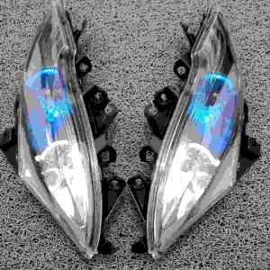 REFLEKTOR LAMPU SEN SEIN DEPAN MIO J CUSTOM OREN BIRU