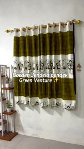 Gorden Jendela Pendek Smorking Tinggi 150cm